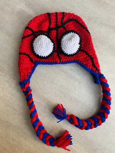 Palabra once Confundir Gorro Spiderman Tejidos A Crochet | MercadoLibre 📦