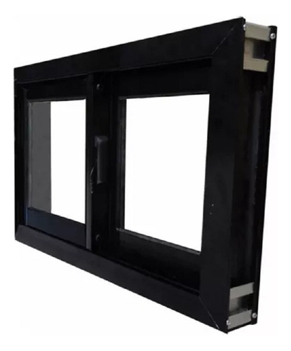 Ventiluz 60x40 Color Negro Con Mosquitero Oferta