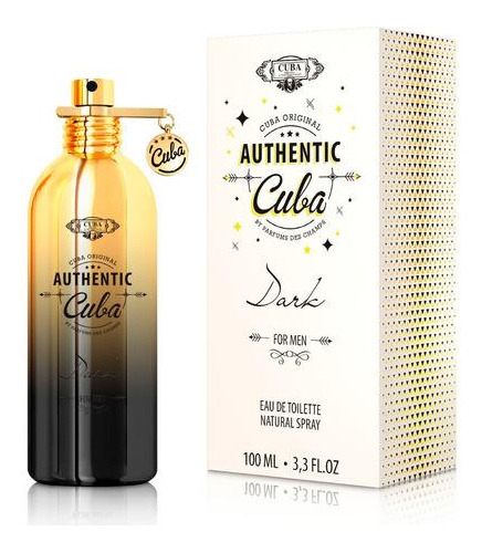 Perfume Cuba Authentic Dark For Men Edt 100ml Original