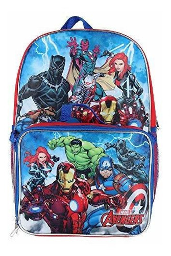 Marvel Avengers 16  Backpack With Detachable Matching Lunch 