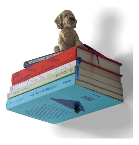 Set X6 Estante Invisible Para Libros Bola Magnetica Blanco