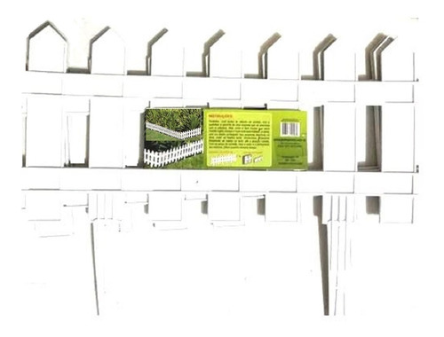 12 Cerca Plastica P Jardim Decorativa Ingles 40,5x19