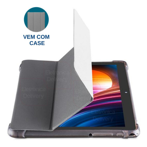 Imagem 4 de 10 de Tablet Multilaser U10 64gb Tela 10.1 4g Prata 3gb Ram Nb381