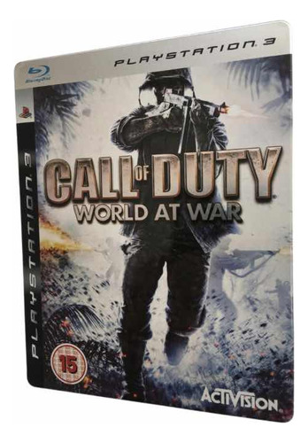Jogo Ps3 Call Of Duty World At War Steelbook Físico
