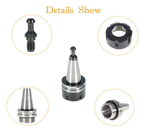 Portaherramientas Er32 30000rpm Para Cnc Soporte De Acero In