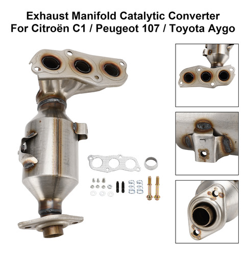 Catalizador Para Toyota Aygo Citroen C1 05-14
