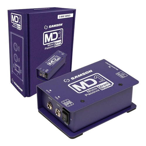 Imagen 1 de 8 de Caja Directa Pasiva Samson Md1pro C/ Pad