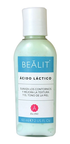 Acido Láctico Antiedad Regenerador Celular Facial Bealit