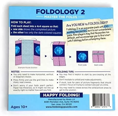 Foldology & Foldology 2 - Paquete Combinado. Rompecabezas Pl