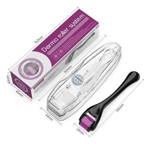 Dermaroller 0,5mm Derma Roller System 540 Agulhas Capilar