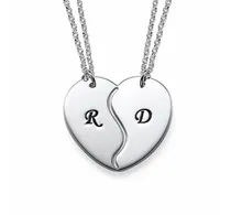 Comprar Dije Enamorados Pareja Corazon Rompecabeza  Plata 950