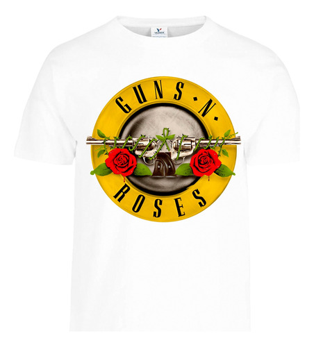 Playera Guns N Roses Pistolas Logo  4 Colores