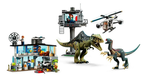 Lego Jurassic World Giganotosaurio Y Therizianosaurio 810pcs