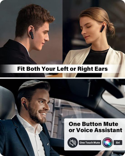 Adadpu Auriculares Bluetooth - V5.0 Auricular Inalámbrico Ma