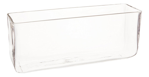 Diamond Star Glass Jarrón Rectangular Transparente De 11.0 X