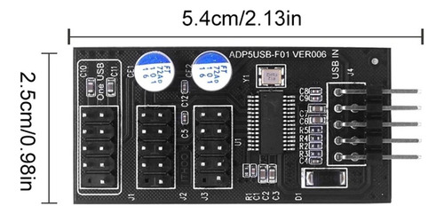 Placa Base Usb 2.0 De 9 Pines, Conector De Concentrador De