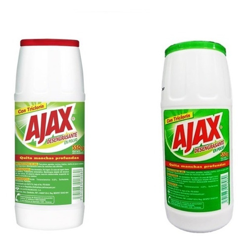 Imagen 1 de 3 de Ajax Limpiador Desengrasante Polvo 550gr Multiusos