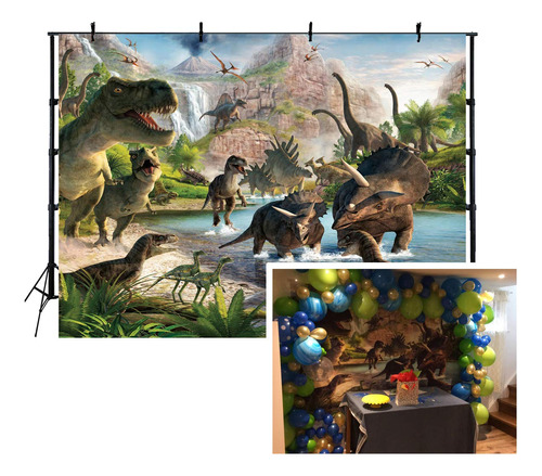 Huayi Telon Fondo Foto Dinosaurio Para Niño Fiesta Cabina 5