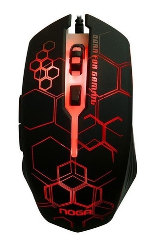 Imagen 3 de 4 de Mouse De Juego Noganet St-405 Negro
