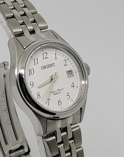 Reloj Orient Dama Acero Fdo Blanco Mate Fsz2f002w0 Acero Inoxidable Plateado Blanco Mate