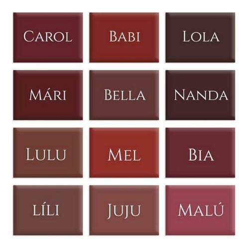 Lápiz labial líquido mate Malu de Phallebeauty, 4 ml