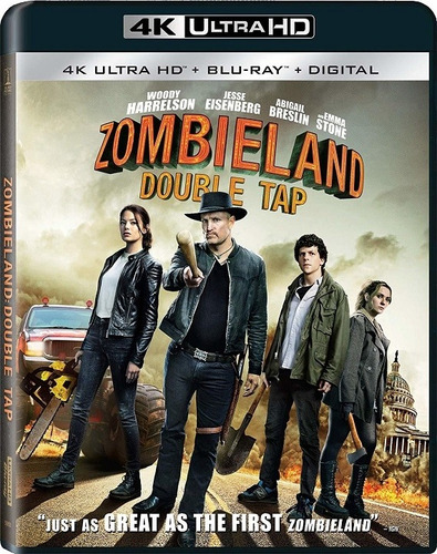 Zombieland: Tiro De Gracia 4k Blu-ray C/slipcover