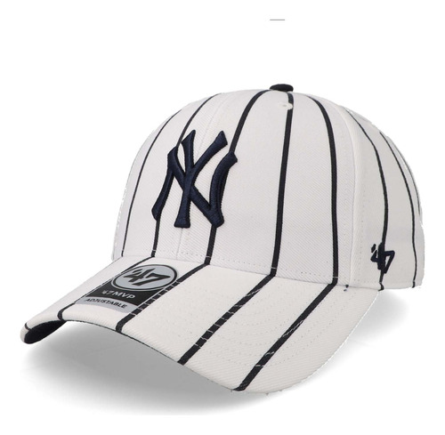 Gorra 47 Mlb Yankees New York Bird Cage Blanco Unitalla
