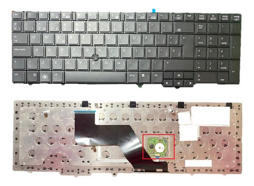 Teclado Para Laptop Elitebook 8540p, 8540w, 8540b