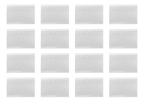 Soportes De Etiquetas De Plástico Transparente, 100 Piezas