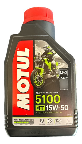 Aceite Motul Semi-sintético Para Motor 5100 15w-50