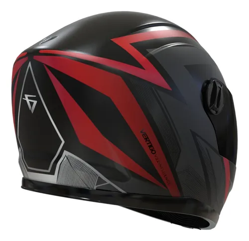 Casco integral rojo hotsell