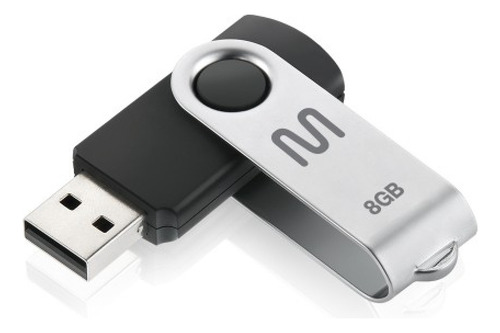 Kit Pen Drive Twist 8gb 20 Unidades Preto Multi - Pd587k Pendrive