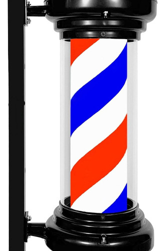 Letrero Barbería Peluquería Pole Giratorio Colores