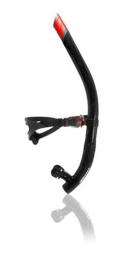 Snorkel Natación Frontal Escualo Negro Plus Pvr