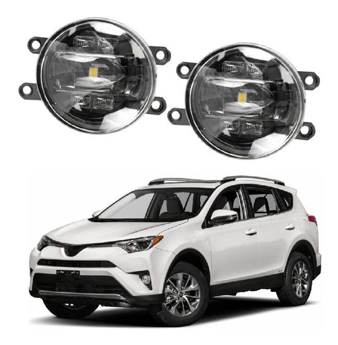 Set Faros Niebla Led Rav4 Toyota 2016 17 2018 2019 2020 2021