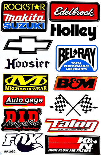 Coches Motorsport Nos Hot Rod Drag Racing Lote De 6 Calco...
