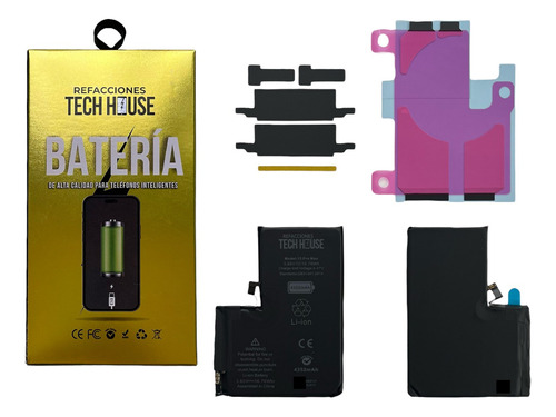 Bateria Tech House Crack Para iPhone 13 Pro Max 4352mah