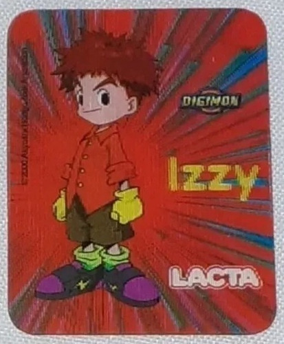 Venda Avulsos Digimon Lacta Holograma Izzy Ou Tentomon