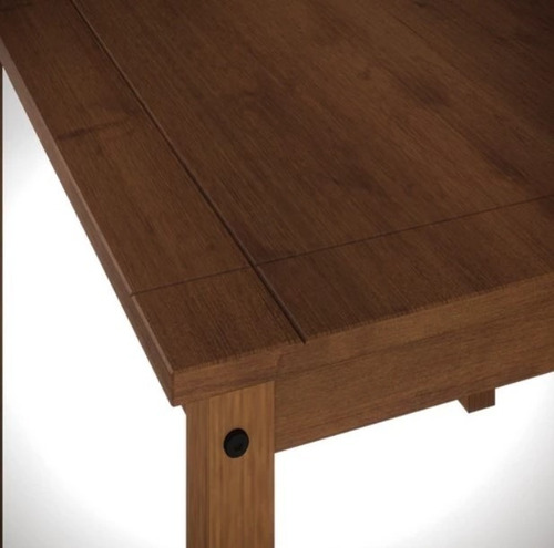 Mesa Restaurant + 6 Sillas Madera Natural Br Livingood