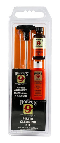 Hoppes No. 9 Cleaning Kit With Aluminum Rod, .44/.45 Pistol