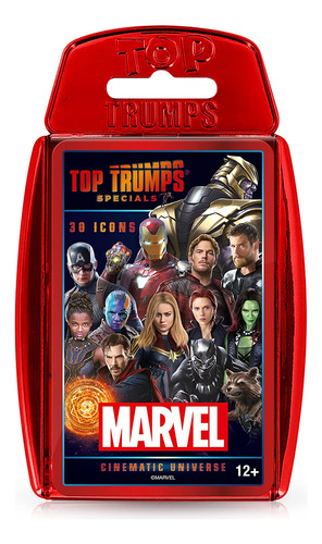 Marvel Cinematic Universe Top Tria Trumps Game De Cartas Esp