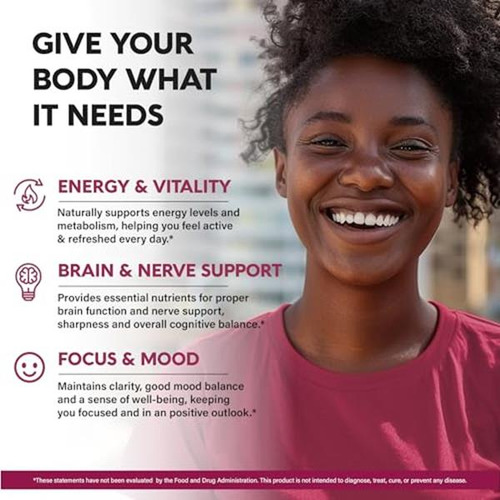 Nutraharmony Complejo Vitaminas B Con Vitamina C 60 Cápsulas