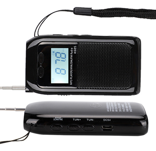 Mini Fm Radio Pocket Fm Mw Receptor De Radio Sintonización D