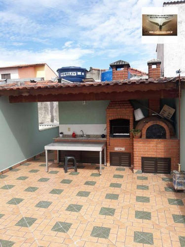 Imagem 29 de 30 de Sobrado De 344 M² Com 04 Dormitórios,( 01 Suíte )09 Vagas De Garagem,residencial À Venda, Vila Camilópolis, Santo André. - So0194
