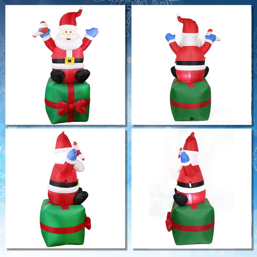 - Sd Mc Decoraciones Navideñas 180 Cm, Inflables, Led,