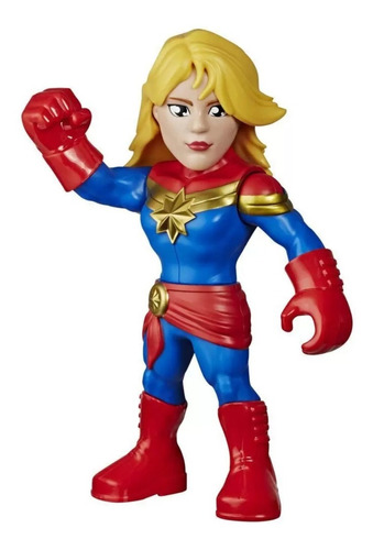 Muñeco Playskool Heroes Mega Capitana Marvel Original Hasbro