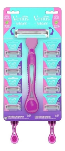 Maquina Gillette Venus Suave 3 Hojas Pack De 8 Unidades