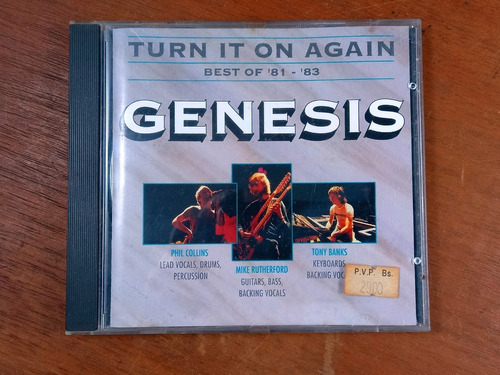 Cd Genesis - Best Of 81-83 (1991) Francia R5