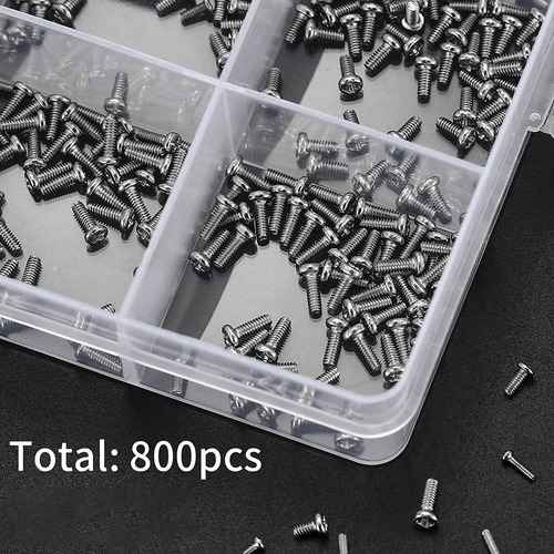 Tornillos Pequeños De 800 Piezas Para Electrónica, Tornillo