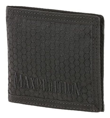 Maxpedition Bfw Bi Fold Cartera Negra, 9 X 0.125 X 4